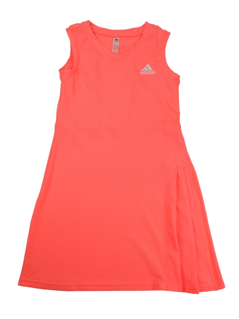 Adidas HEAT.RDY Athletic Dress Girls Size Small 9-10Y Bright Coral Tennis